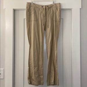 Willi Smith Cream Beach Pants